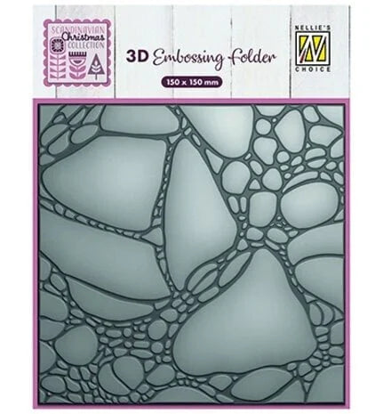 Nellie Snellen 3D Embossing Folder Paint Bubble (EF3D101)