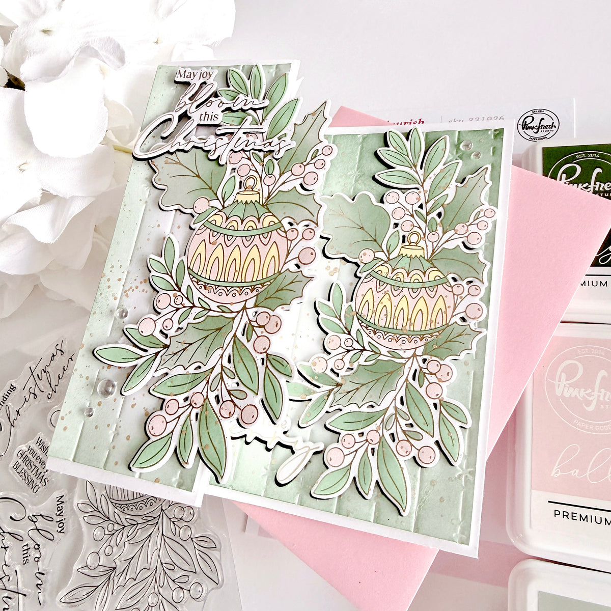 Pinkfresh Studio Starlit Strands press plate