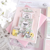 Pinkfresh Studio Steeped in Comfort press plate