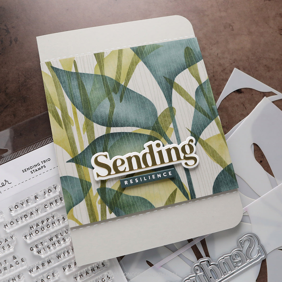 Concord & 9th KRISTINA WERNER Botanic Shade Stencil Pack (3 qty.; 6 x 9)