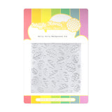 Waffle Flower Crafts Holly Jolly Background Die