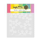 Waffle Flower Winter Lights Stencil - 421883