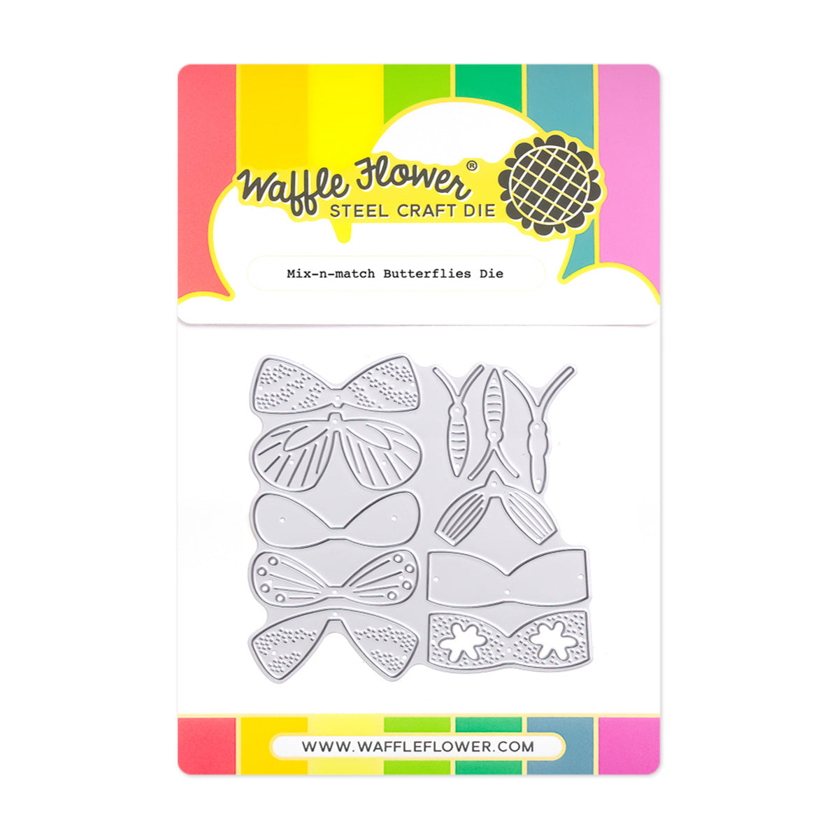 Waffle Flower Crafts Mix-n-match Butterflies Die