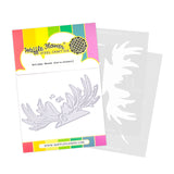 Waffle Flower Crafts Holiday Moose Die-n-stencil