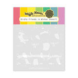 Waffle Flower Crafts Birdie Friends in Winter Stencil