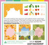 Waffle Flower Leafy Backdrop Die - 422249