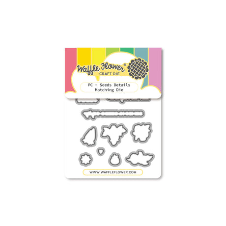 Waffle Flower Craft Postage Collage Seeds Details Stamp & Die Bundle