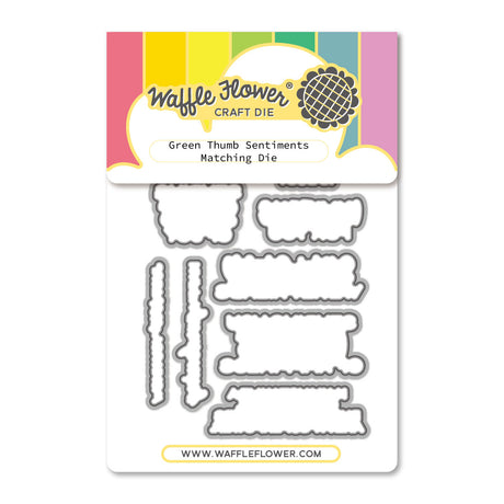 Waffle Flower Craft Green Thumb Sentiments Combo