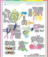 Waffle Flower Craft Postage Collage Gardening Add-ons Die