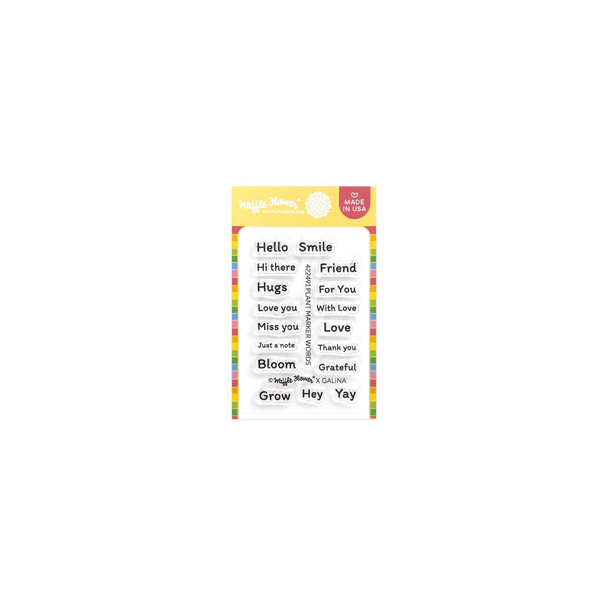 Waffle Flower Craft Plant Marker Combo