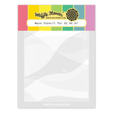 Waffle Flower Wave Stencil for A2 A6 A7 - 422549