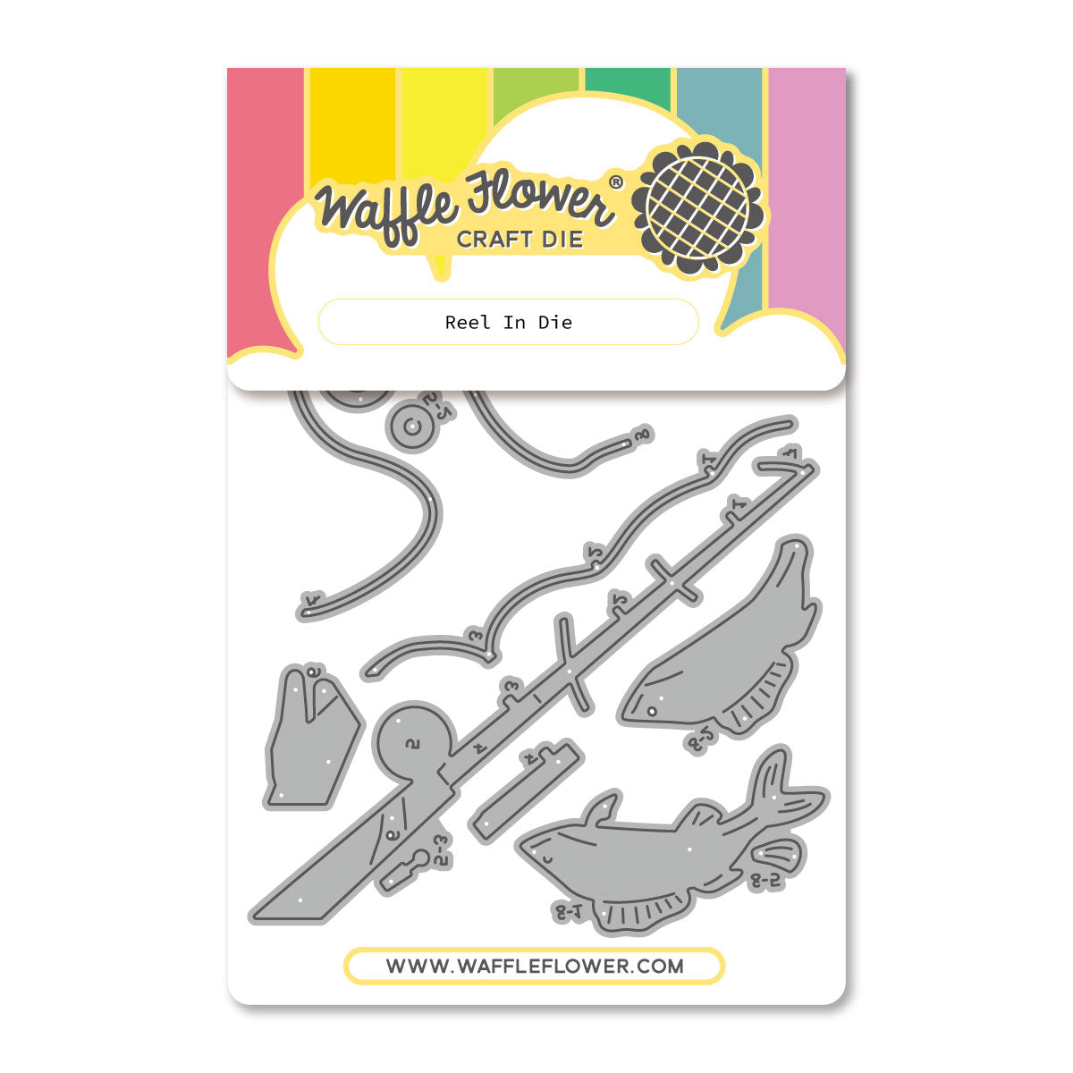 Waffle Flower Reel In Die - 422558