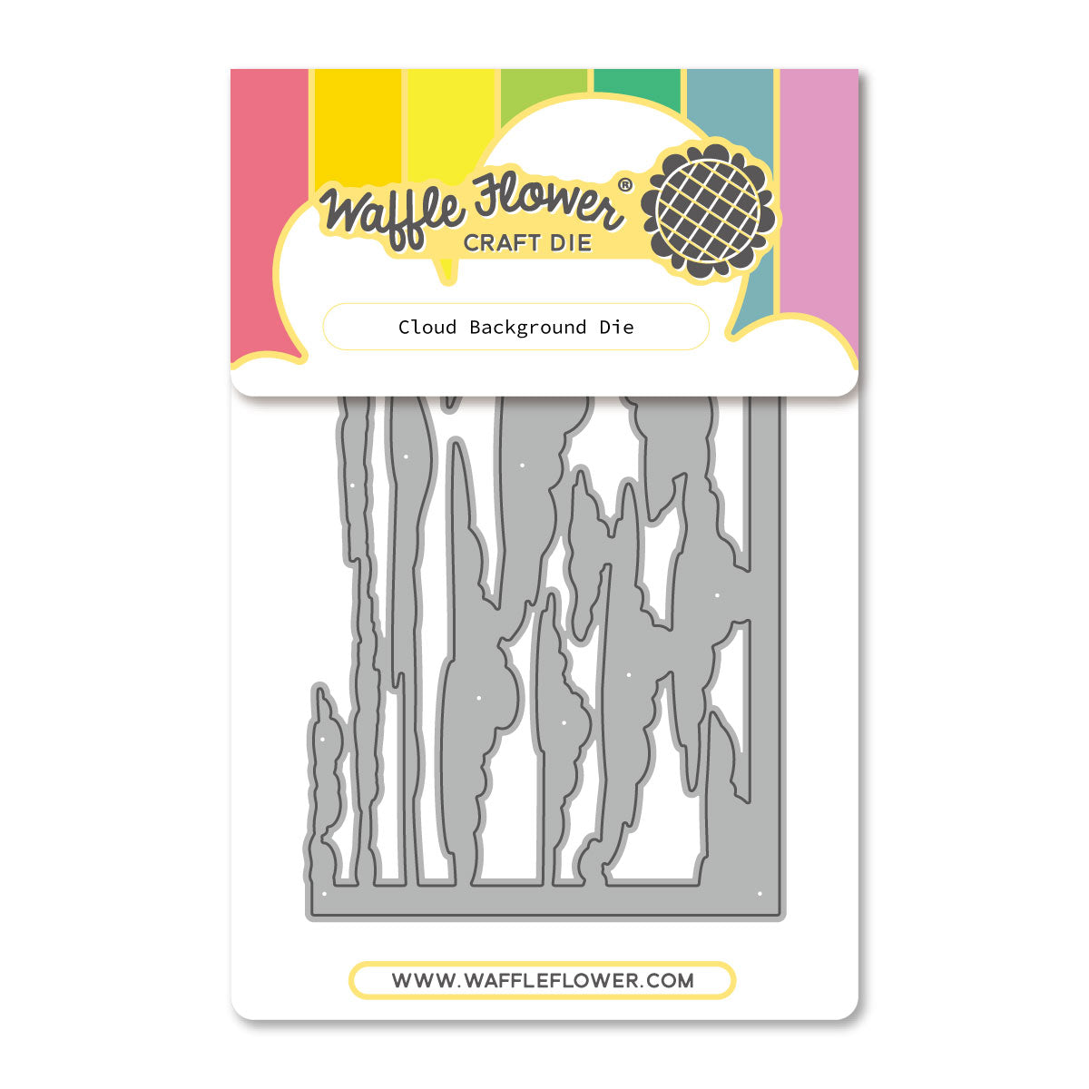 Waffle Flower Cloud Background Die - 422567