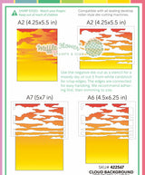 Waffle Flower Cloud Background Die - 422567