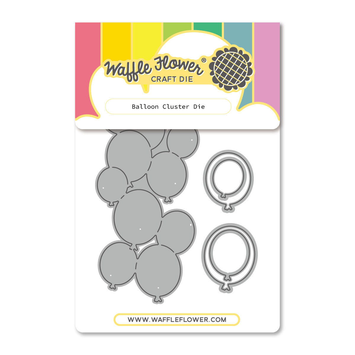 Waffle Flower Balloon Cluster Die - 422568