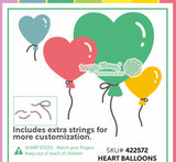 Waffle Flower Heart Balloons Die - 422572