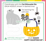 Waffle Flower Happy Haunting Cat Die - 422604