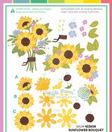 Waffle Flower Sunflower Bouquet Die - 422608