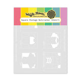Waffle Flower Square Postage - Nutcracker Stencil - 422624