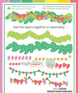 Waffle Flower Grand Piano Garland Die - 422725