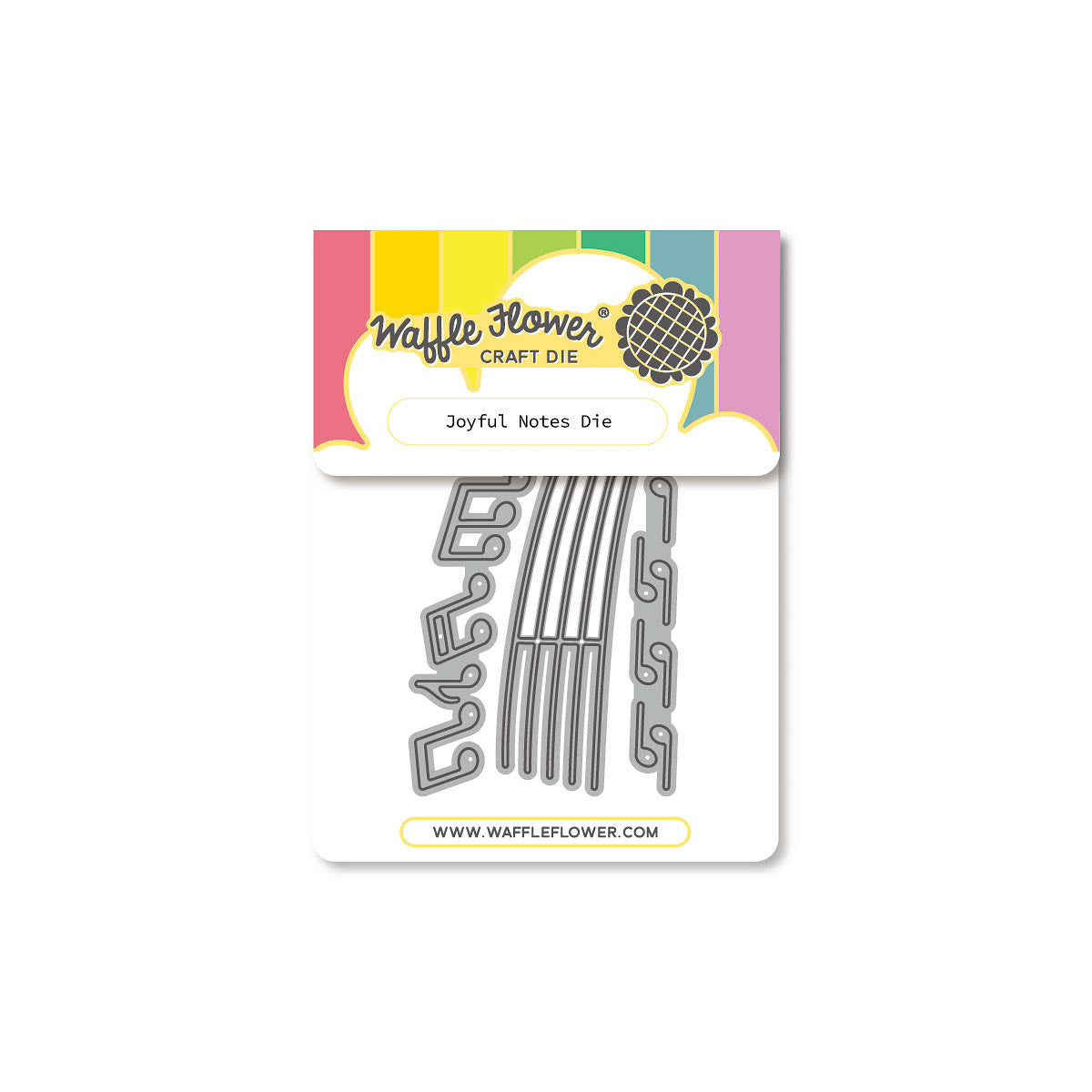 Waffle Flower Joyful Notes Die - 422726
