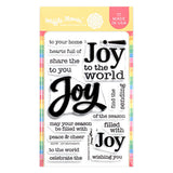 Waffle Flower Joy Sentiments Stamp Set & Die Bundle