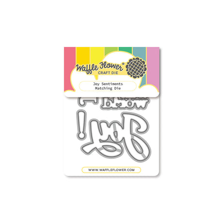 Waffle Flower Joy Sentiments Stamp Set & Die Bundle