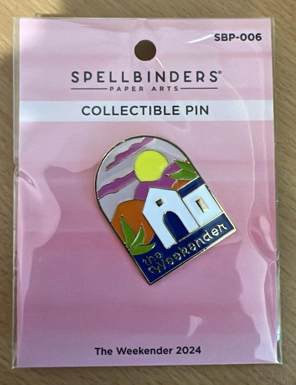 Spellbinders The Weekender 2024 Enamel Pin