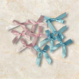 Crafty Trails 4cm Bows -5x pink / 5x blue (10 pcs)