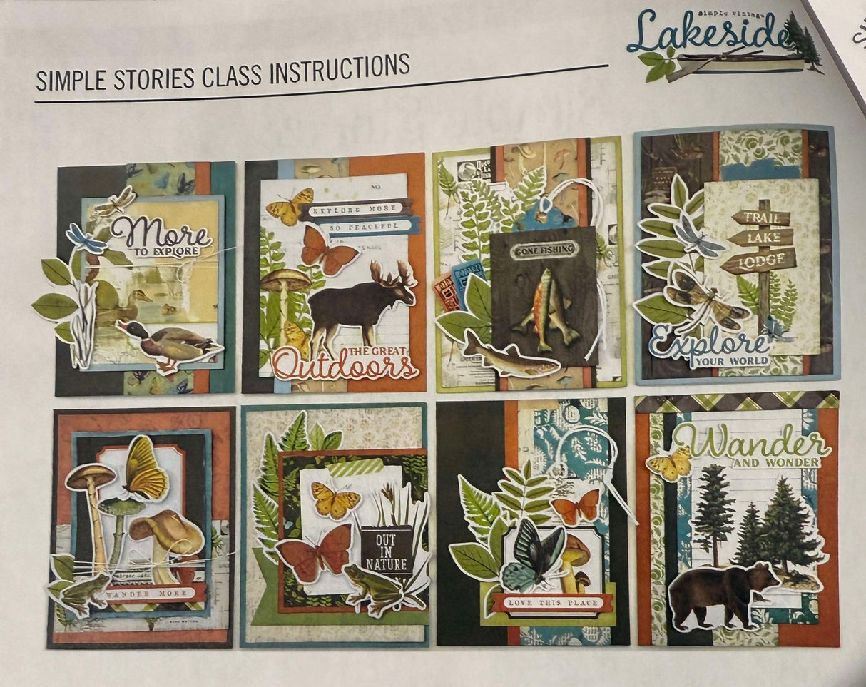 Simple Stories Lakeside Card kit