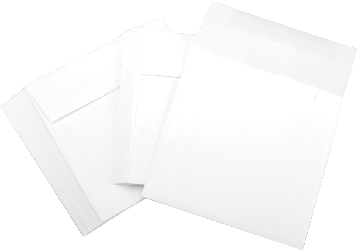 Leader Envelopes 6"X6" 25/Pkg White