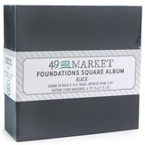 49 & Market Foundations Square Album - Black - FA-36732