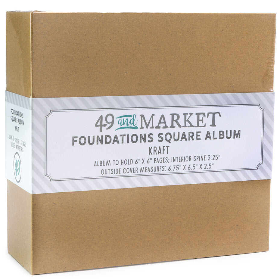 49 & Market Foundations Square Album - Kraft - FA-36749