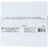 49 & Market Foundations Square Album - White - FA-36725