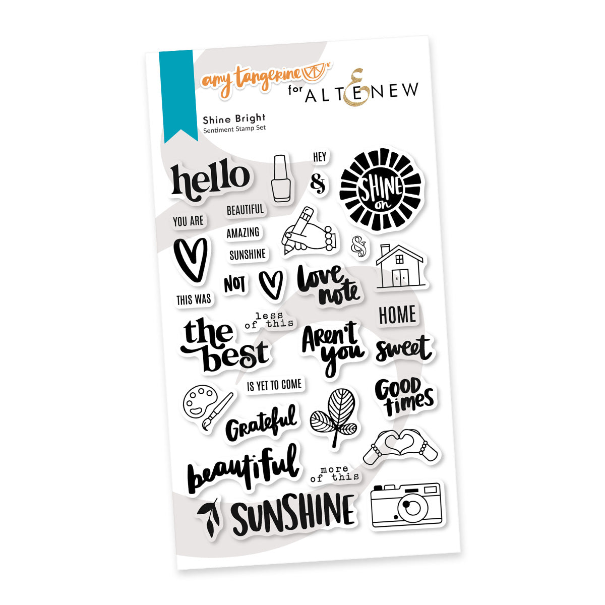 Altenew Shine Bright Stamp Set