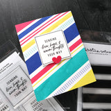 Concord & 9th KW Bold Stripes Greetings Stamps (6 x 8)