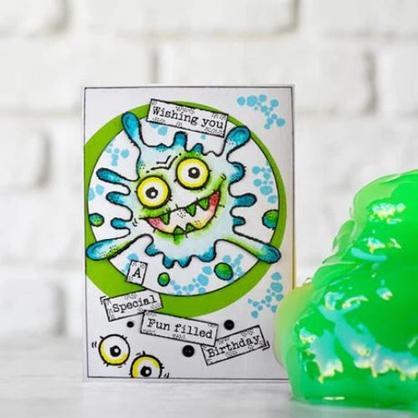 Woodware Blot Monster Clear Stamps (FRS1070)