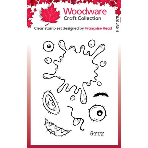 Woodware Blot Monster Clear Stamps (FRS1070)