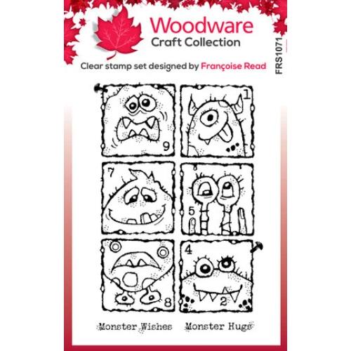 Woodware Monster Gallery Clear Stamps (FRS1071)