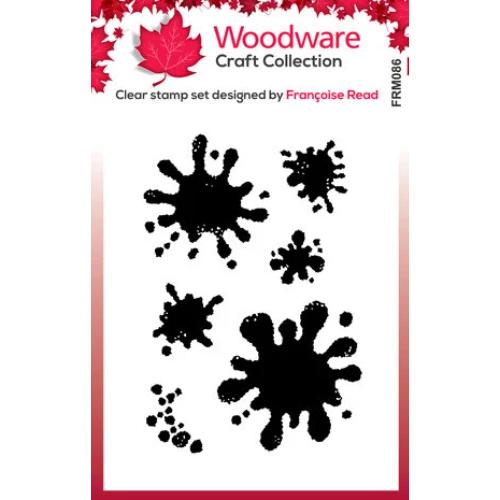 Woodware Paint Blots Clear Stamps (FRM086)