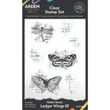 Arden Creative Studio HIDDEN CREEK Clear Stamp Set- Ledger Wings