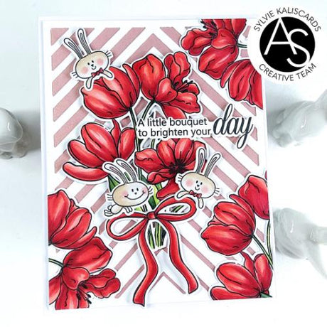 Alex Syberia Designs Tulips in Bloom Stamp Set ASD-STA-194