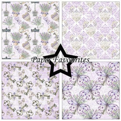 Paper Favourites Lavender 6x6 Inch Paper Pack (PF519)