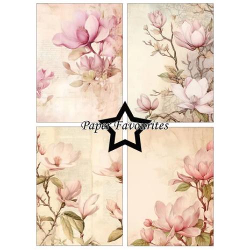 Paper Favourites Pink Magnolia A6 Paper Pad (PFA571)