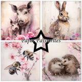 Paper Favourites Wildlife 6x6 Inch Paper Pad (PF539)