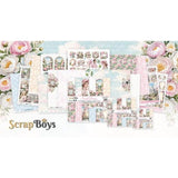 ScrapBoys Sweet Peonies 12x12 Inch Paper Pad (SB-SWPE-08)