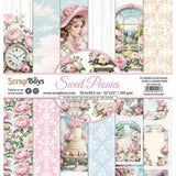 ScrapBoys Sweet Peonies 12x12 Inch Paper Pad (SB-SWPE-08)