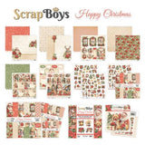 ScrapBoys Happy Christmas 12x12 Inch Paper Pad (SB-HACH-08)