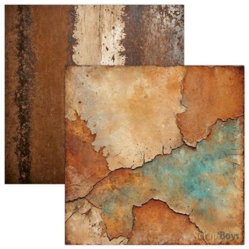 ScrapBoys Rusty Pack 12x12 Inch Paper Pad (SB-RUPA-08)