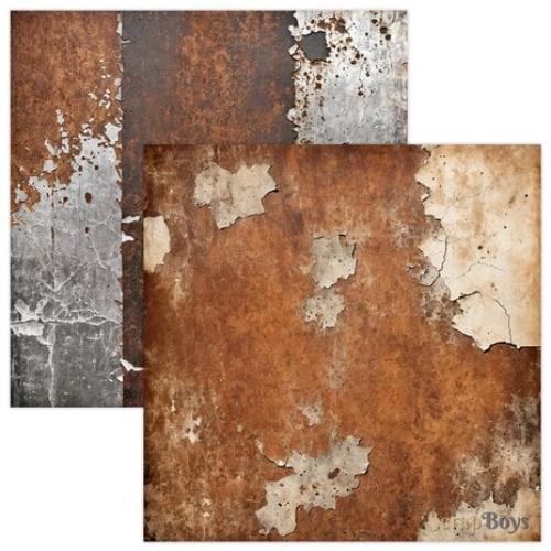 ScrapBoys Rusty Pack 12x12 Inch Paper Pad (SB-RUPA-08)